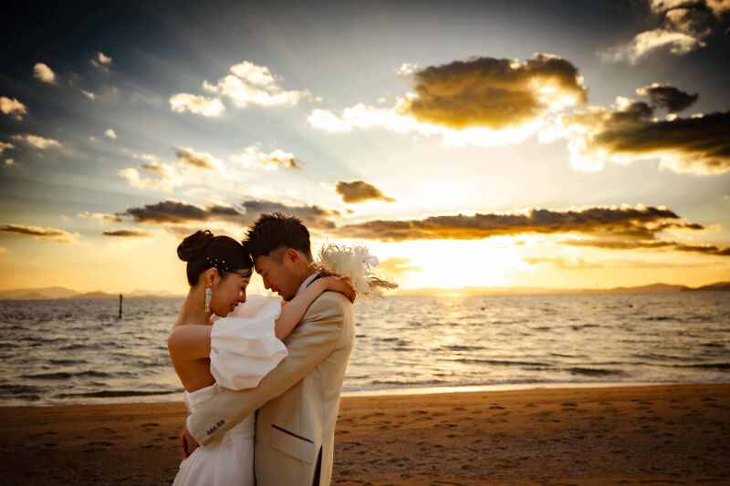 日の入りギリギリ