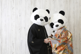 パンダ大好きなおふたり