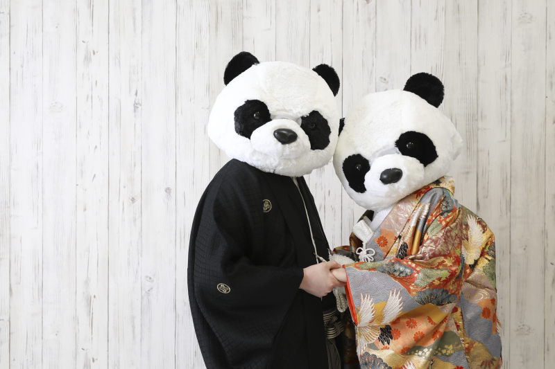 パンダ大好きなおふたり