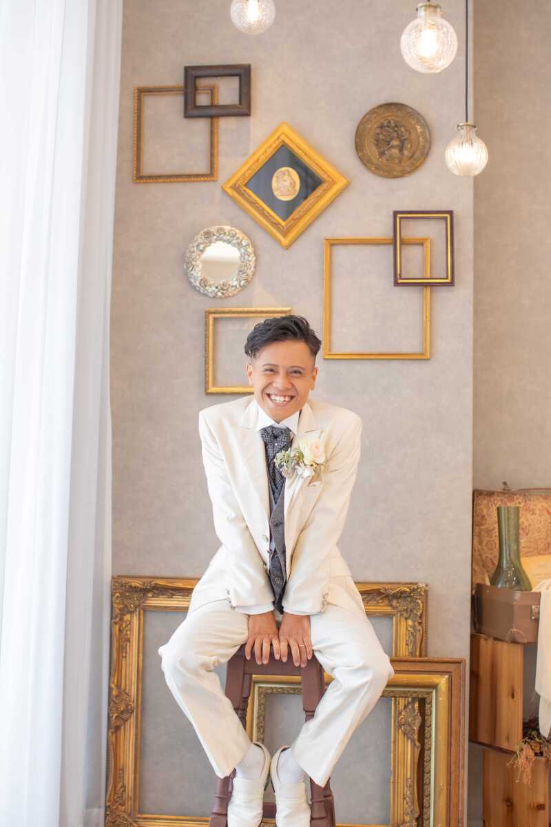 新郎様のショット