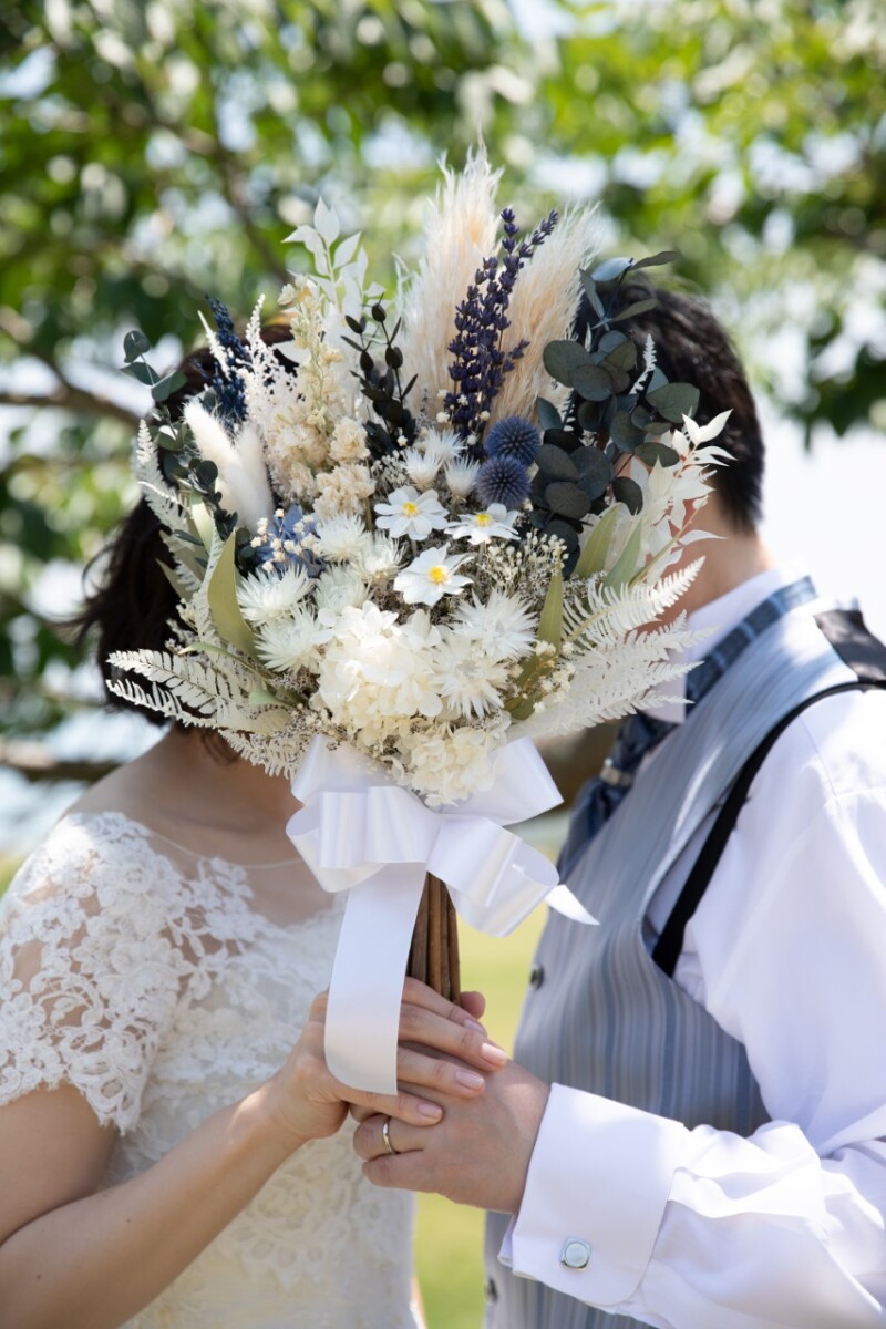 ドライブーケをアクセントに