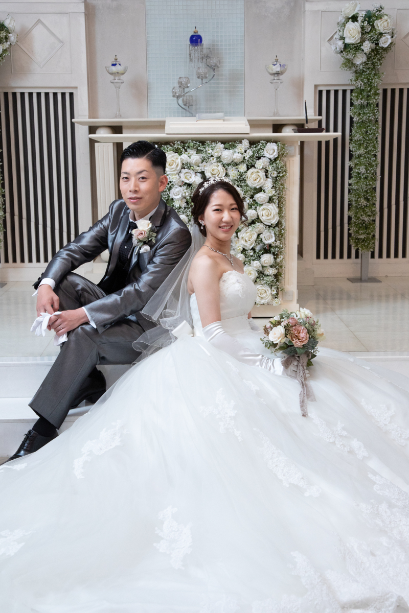 お座りショット