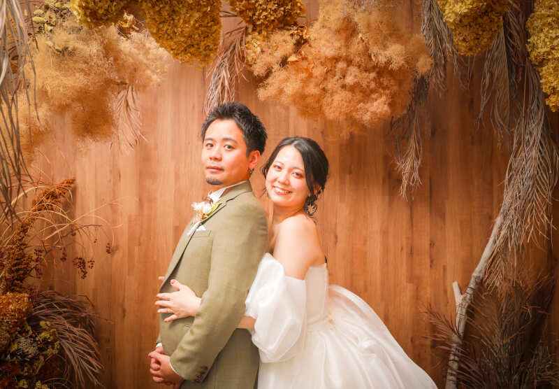 【フォトウエディング】洋装スタジオ撮影