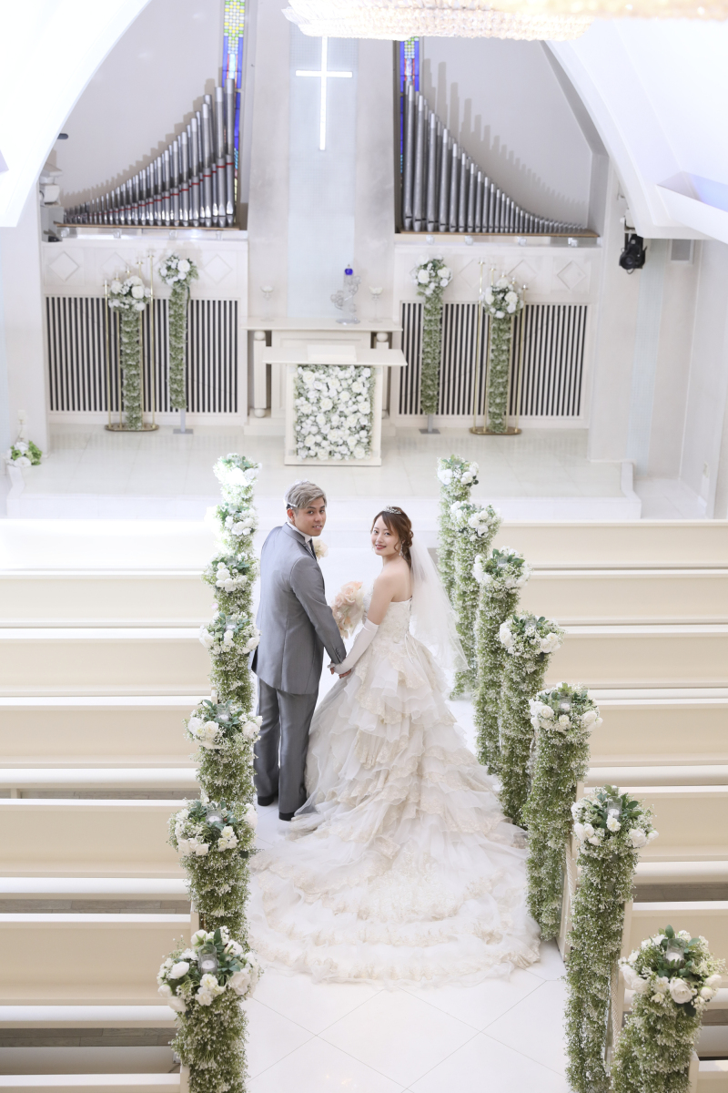 チャペル内にて