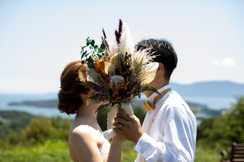 ドライフラワーブーケ