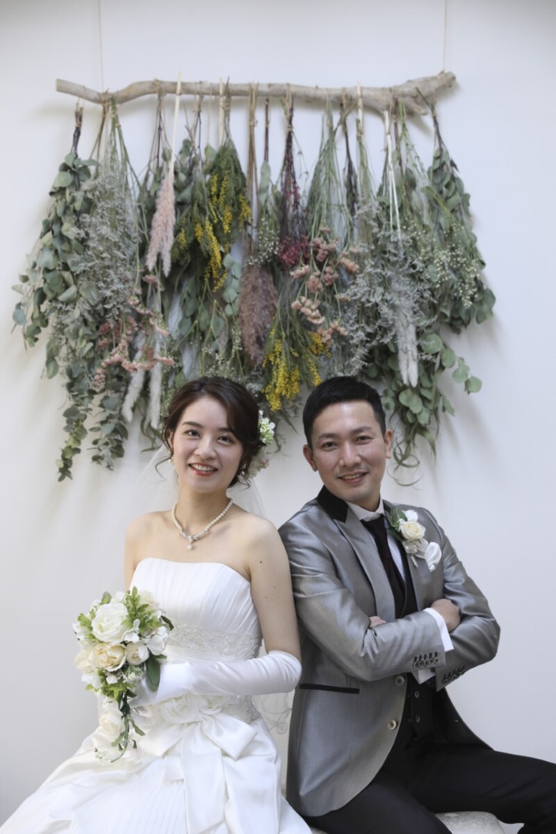 お二人でにこやかに