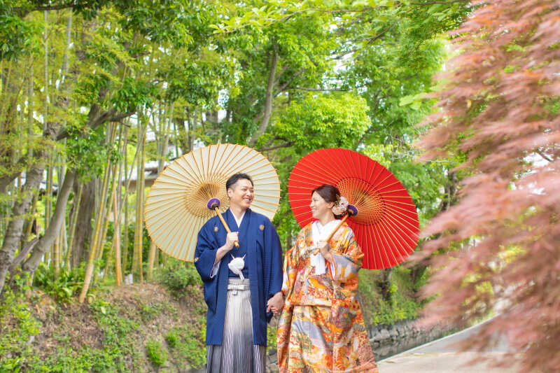 敷地内を散策しながら