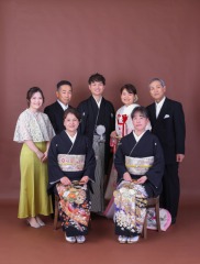 ご家族との記念撮影