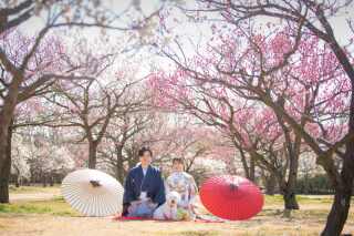 ペットと神崎梅園