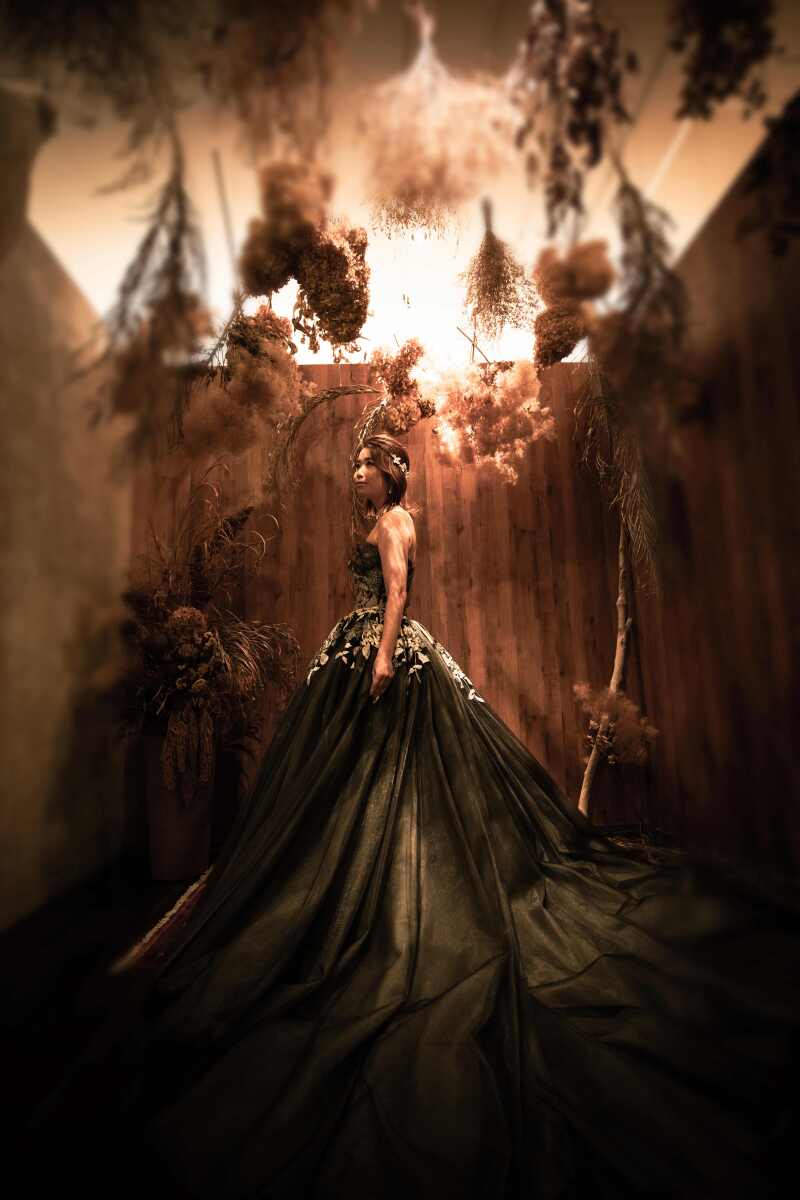 ドライフラワーのお部屋で