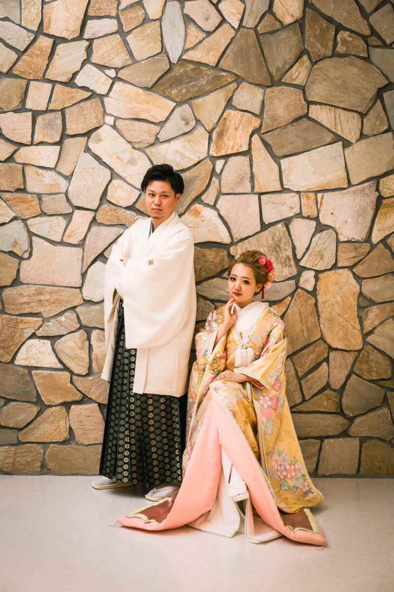 色打掛にお着換え