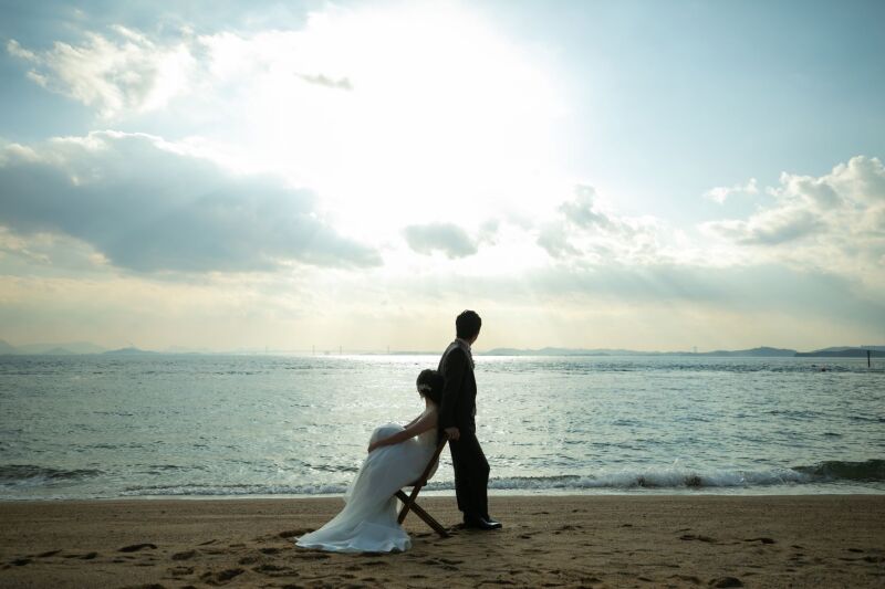 シルエットのお写真