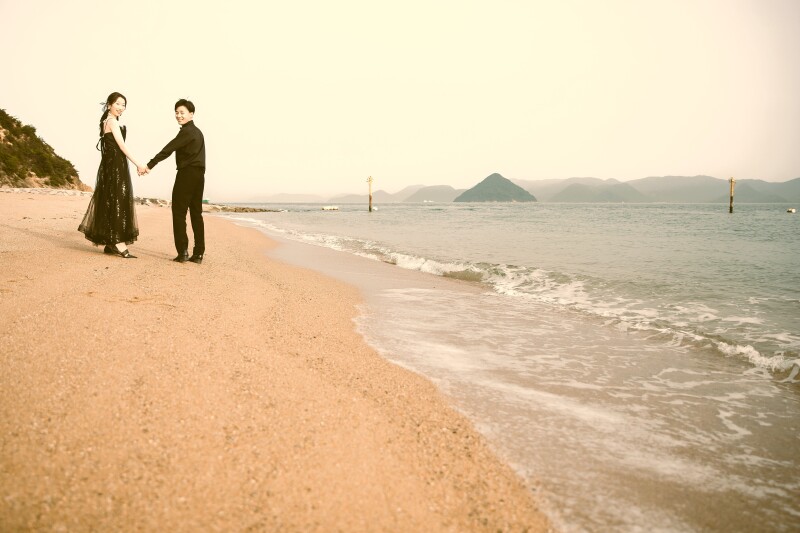 渋川海岸　海ロケ