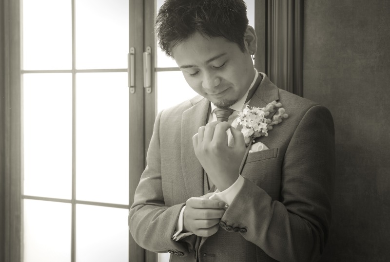 新郎様ソロショット