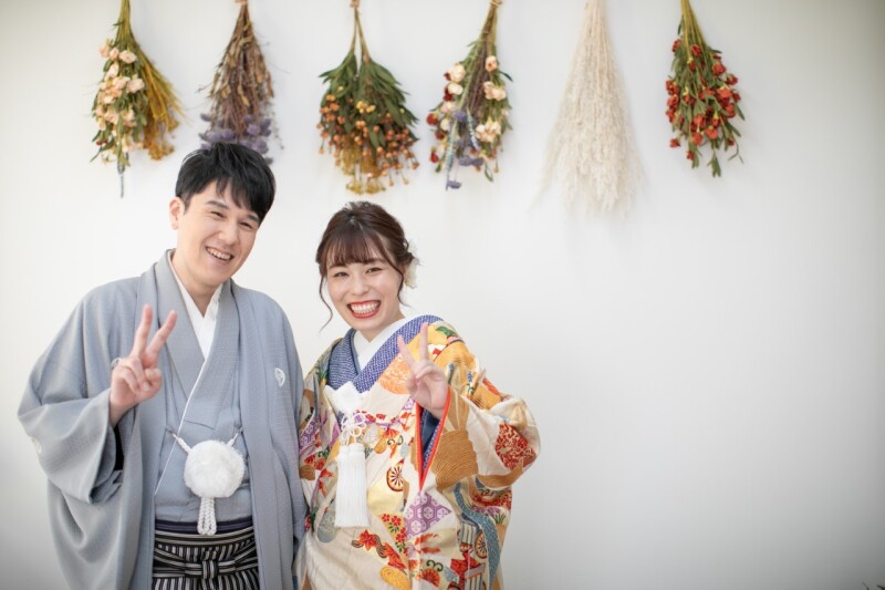 スタジオ 色打掛はカジュアルに!