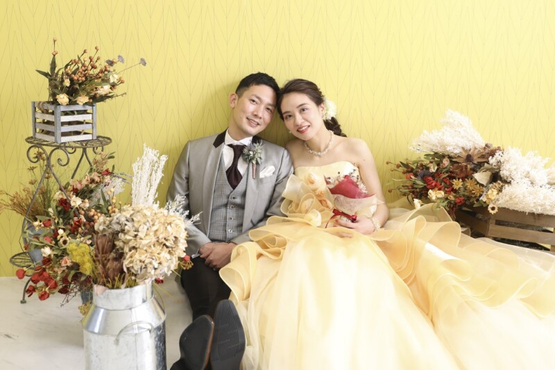 背景を変えて沢山の小物と一緒に