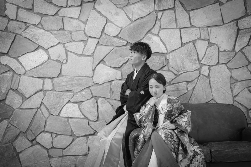 クールなポージングで