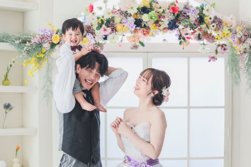 大好きな肩車で！