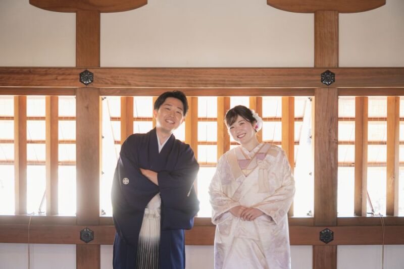 木のフレームが彩る、特別な一枚