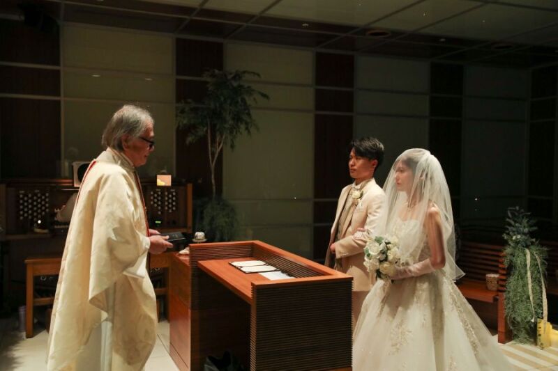 お式のスナップ写真もお任せください