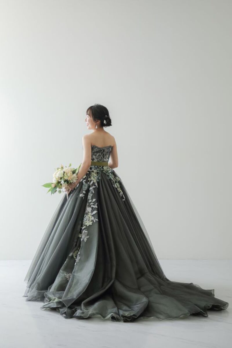 新婦様のソロショット♡　～カラードレス～