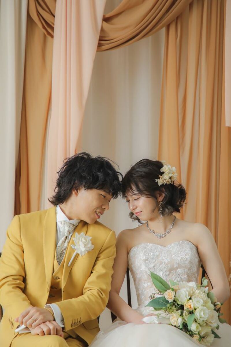 おでこをくっつける可愛いショット✿