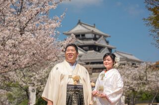 松山城 桜ロケ