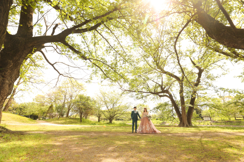 自然に囲まれて