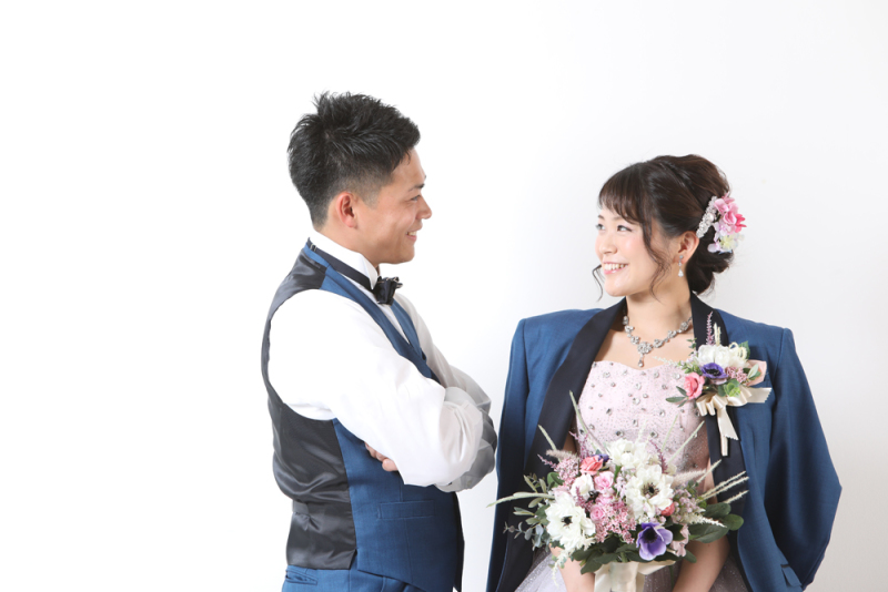 見つめ合うお二人