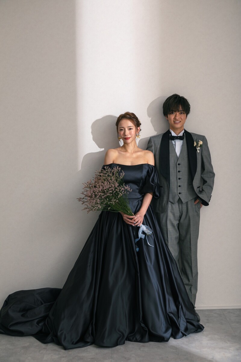 新作カラードレス。