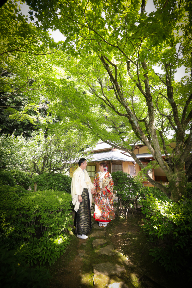 観恒亭のお庭で