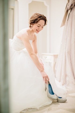 新規来店時の衣裳試着体験