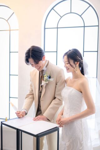ワタベウェディング松山フォトスタジオ_スタジオ　リトル婚