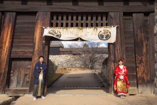 ワタベウェディング松山フォトスタジオ_松山城