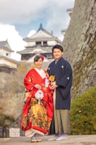 ワタベウェディング松山フォトスタジオ_松山城