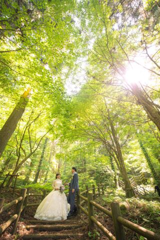 ワタベウェディング松山フォトスタジオ_公園