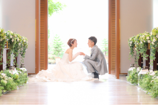 笑顔素敵なお二人と柔らかい光