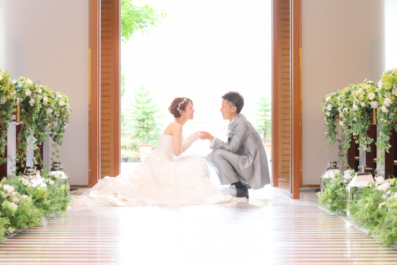 笑顔素敵なお二人と柔らかい光