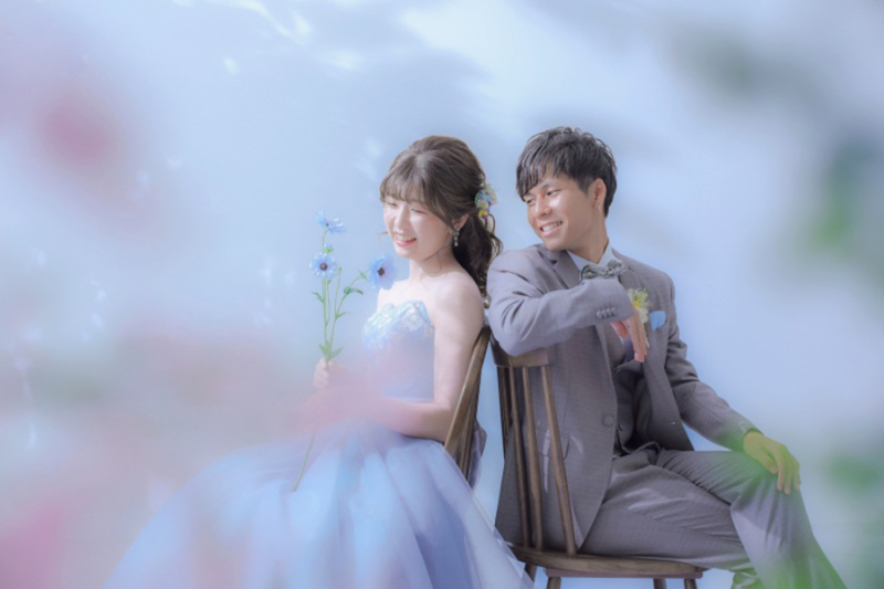 ふんわりした空気感を1枚に