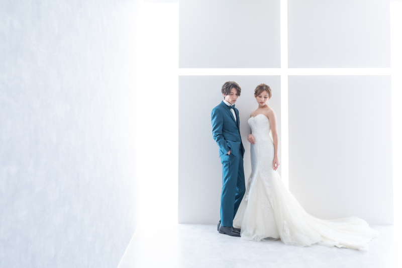 【夏得◆7-9月撮影限定】新婦2着(洋装)✦35％オフ✦スタジオ撮影プラン《全データ付》