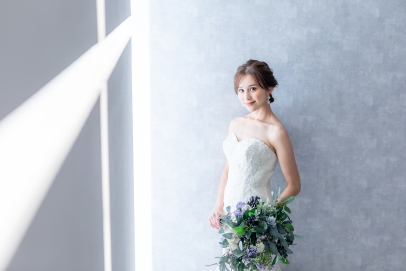 【特別プラン★レタッチ加工付き】ソロフォトプラン(洋装)