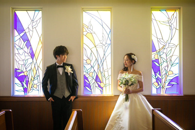 本格チャペル+神殿+スタジオプラン(新郎2着・新婦3着)