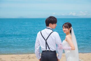衣裳・衣裳ごとの新婦ヘアメイク・撮影150カットデータ付！松山近郊ロケ追加料金無・送迎付