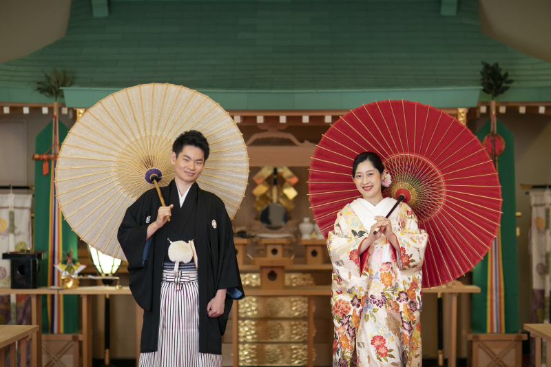 趣ある神殿でも撮影できます♬