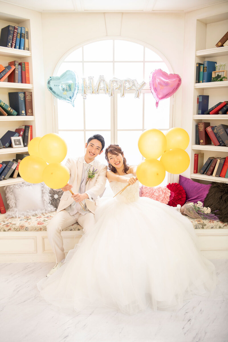 お二人の笑顔が素敵な1枚に♬