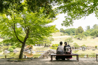 スペシャルロケーションプランで水前寺公園♬