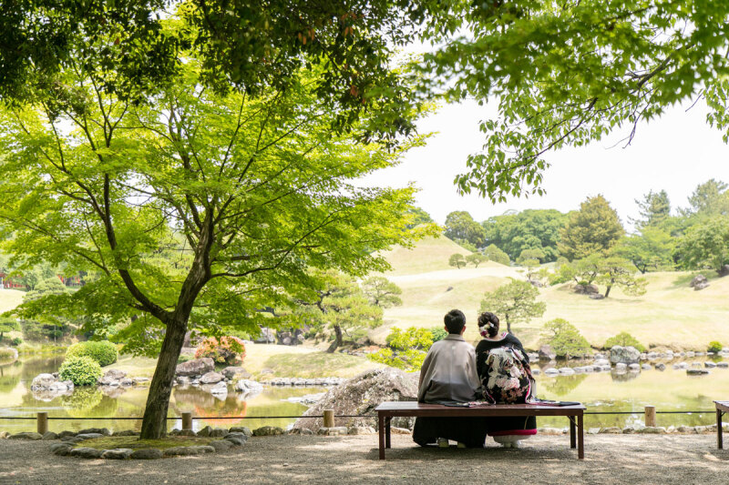 スペシャルロケーションプランで水前寺公園♬