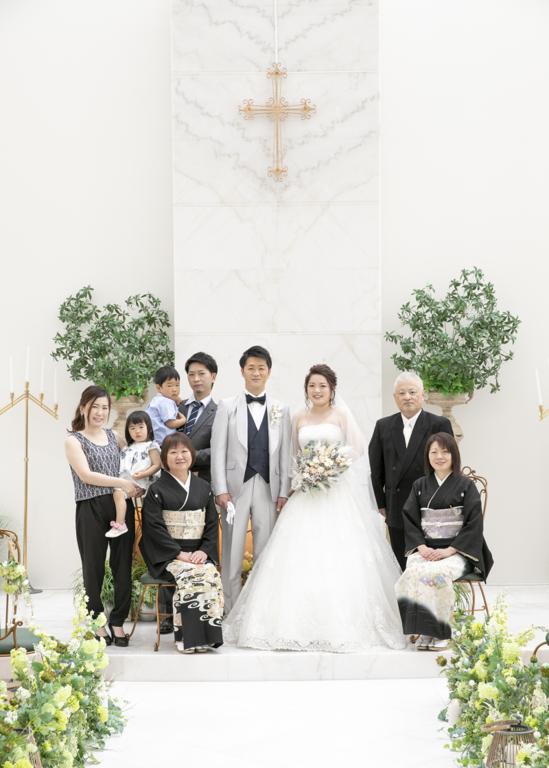 家族写真も撮れます♬