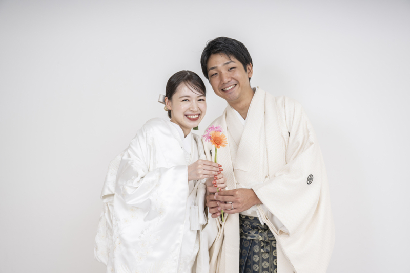 お花を持って♡