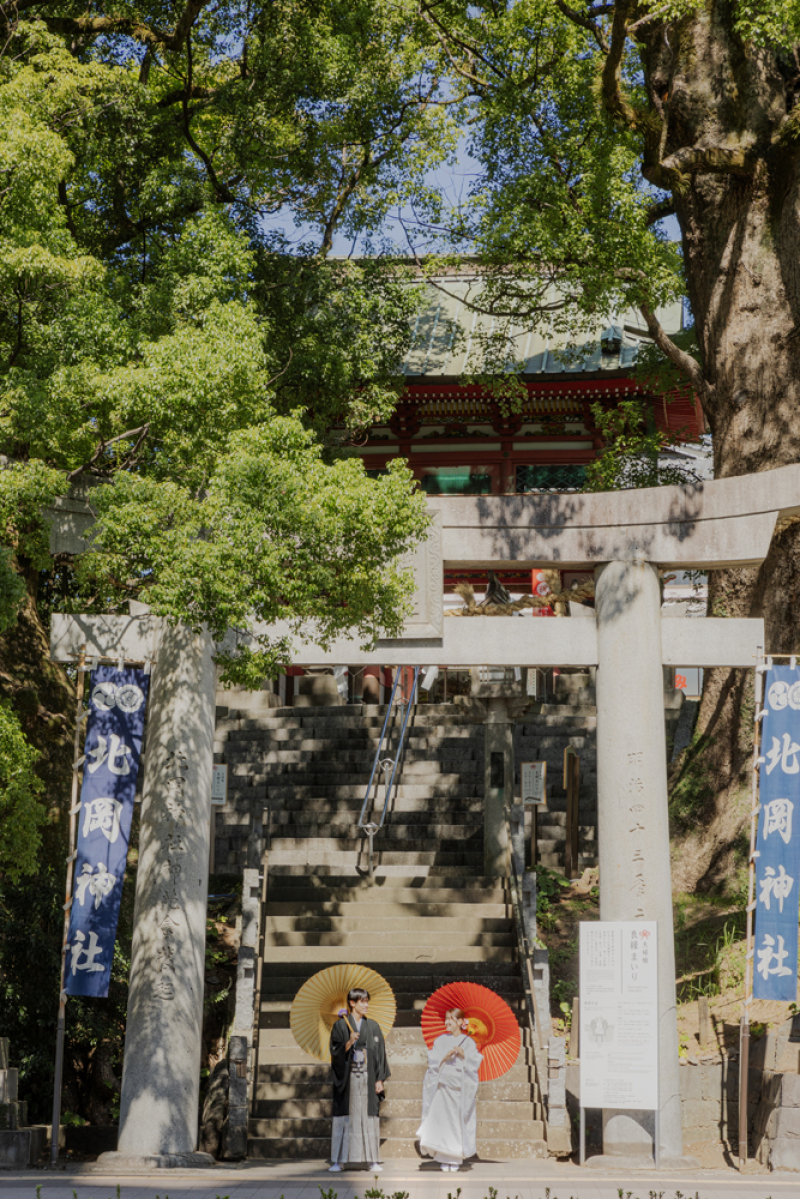 長い石の階段